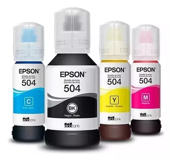 Combo Tinta Epson 504 Original 3 Colores L4160 L4260 L14150 PORTAL INSUMOS