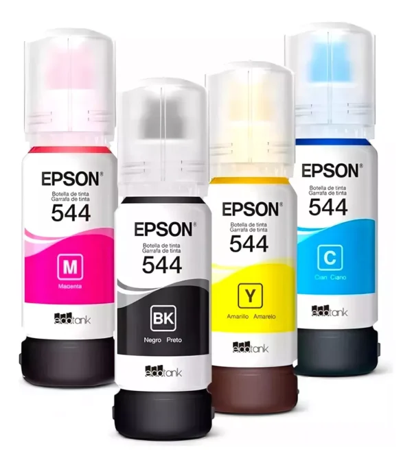 Combo Tinta Epson T544 L3210 3250 X4 Ecotank Original PORTAL INSUMOS