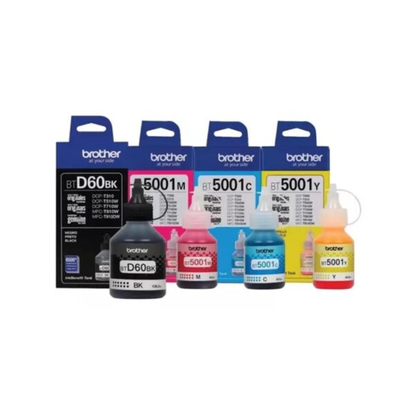 tintas originales Brother BRO-kit 5001 y BTD60BK PORTAL INSUMOS