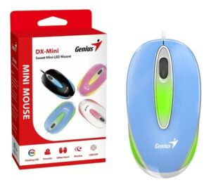 Mini Mouse Genius Dx-mini USB LED - Azul