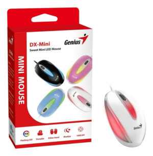 Mini Mouse Genius Dx-mini USB LED - blanco