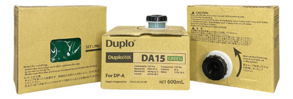 Tinta Duplo DA-15 Verde para Duplicadora Digital Dpa 120 - Original