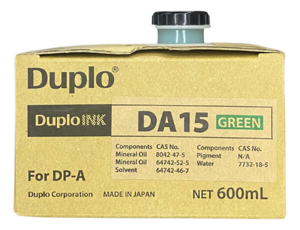 Tinta Duplo DA-15 Verde para Duplicadora Digital Dpa 120 - Original