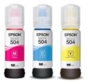 Combo Tinta Epson 504 Original 3 Colores L4160 L4260 L14150 PORTAL INSUMOS