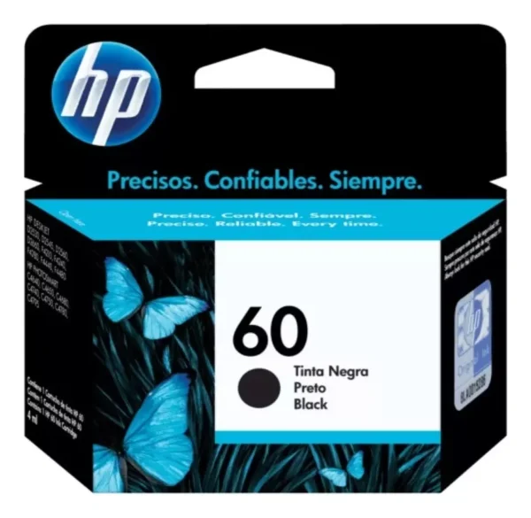 Cartucho Hp 60 negro Original Cc643wl - F4280 F4480 D110a PORTAL INSUMOS